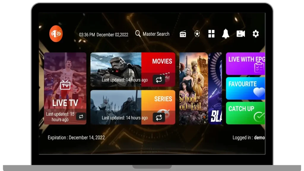 Opciones de control parental