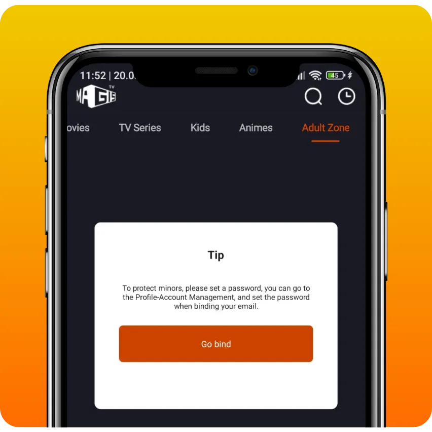 Amplia biblioteca de contenidos en APK Magis TV