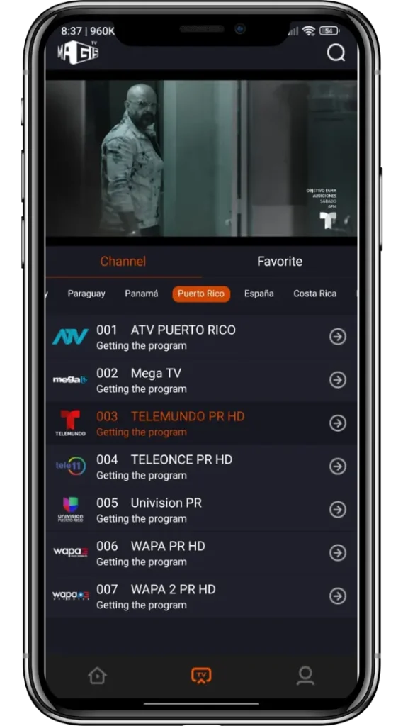 Canales Internacionales y Premium