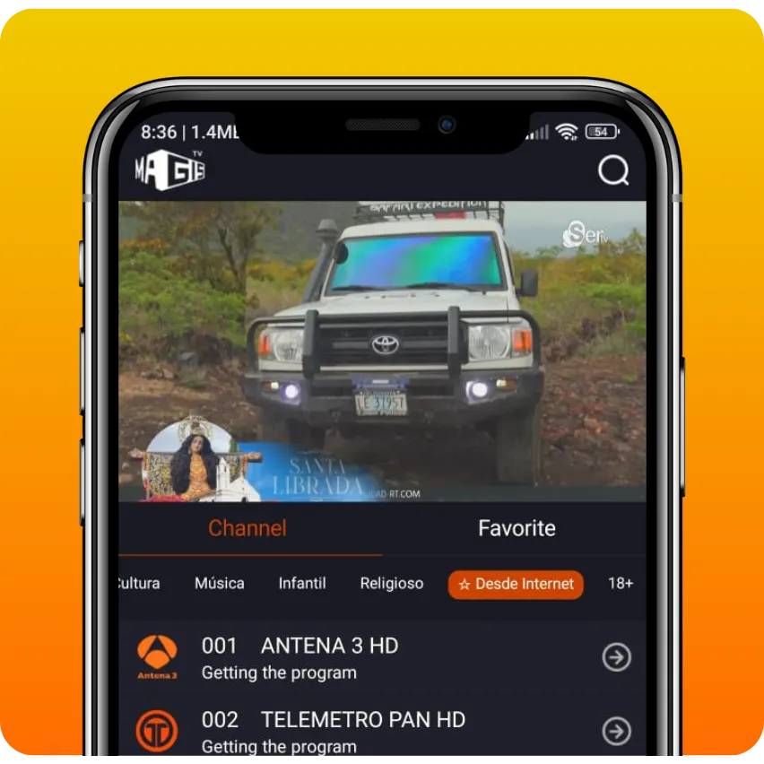 Mejor calidad de vídeo en Magis TV gratis